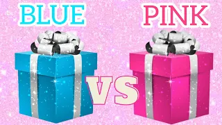 الازرق ضد الزهري!! أختر هدية🎁 CHOOSE YOUR GIFT 🎁 BLUE VS PINK