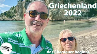 #75 Griechenland 2022, das Abenteuer beginnt, Start, Pläne und Route