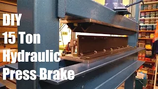 DIY 15 Ton Hydraulic Press Brake