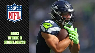 Seahawks Rookie RB Zach Charbonnet ALL CARRIES In Week 3 | 2023 Full Highlights vs. Panthers