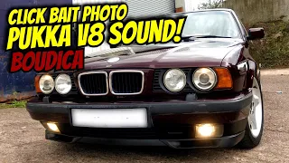 BMW E34 540i Stock Exhaust Soundcheck