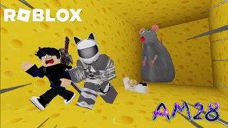 Adam Dikejar Oleh Tikus Gergasi Sekali Lagi! (Cheese Escape Chapter 2) [Roblox Malaysia]