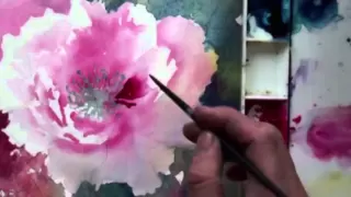 Preview | Watercolor Painting with Lian Quan Zhen: Peony & Hummingbird