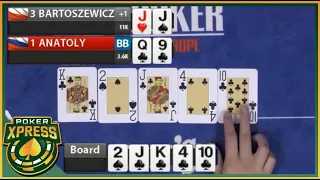 When you hit a STRAIGHT FLUSH! - A poker video