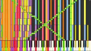 [Black MIDI] Synthesia – Charlie Brown - Coldplay 88,000 ~ BusiedGem