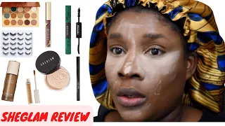 SHEIN MAKEUP | HIT OR MISS?? | SHEGLAM REVIEW AND FIRST IMPRESSIONS | Niella Obijiaku