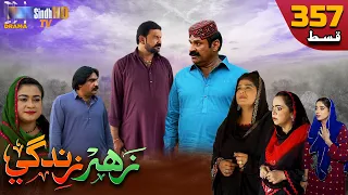 Zahar Zindagi - Ep 357 | Sindh TV Soap Serial | SindhTVHD Drama