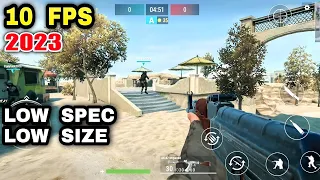 Top 10 FPS (LOW SPEC & LOW SIZE) Best Online FPS & Offline Multiplayer FPS game for Android iOS 2023