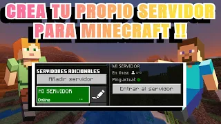 ¡Como crear tu propio SERVIDOR para MINECRAFT BEDROCK en cualquier VERSIÓN!😯 | ACTUALIZADO ✅ | NNATO