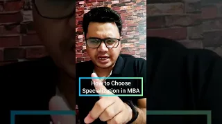 How to Choose MBA Specialization? 😨😨 | Best MBA Specialization 🎯 | MBA Kaise Kare? | #shorts