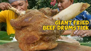 GIANT FRIED BEEF DRUMSTICK