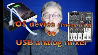 IPHONE/IPAD/IPOD WITH USB MIXER