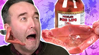 Irish People Try More Weird Pickled Foods (Turkey Gizzards, Pickled Pigs Lips)