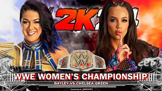 WWE 2K24 | Bayley Vs Chelsea Green - WWE Women's Championship