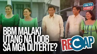 BBM malaki ba utang na loob sa mga Duterte?