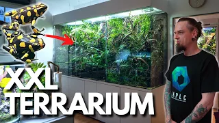 XXL TERRARIEN - Frösche und Aquascapes bei Gerhard zuhause!