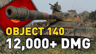 World of Tanks || Object 140 - 12,000+ DMG...