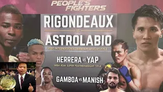 Vincent Astrolabio vs Guillermo Rigondeaux / WBC International Fight Highlights