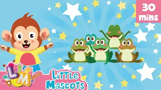 Five Little Speckled Frogs + Bingo Song + more Little Mascots Nursery Rhymes & Kids Songs