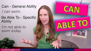 Can or Be Able To - Advanced English Grammar