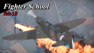 War Thunder // Fighter School: Yakovlev Yak-1B (feat. HighSictir, luisfran23, hotw50)