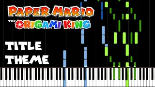 Title Theme - Paper Mario: The Origami King (Piano Tutorial) [Synthesia]