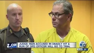 Man to stand trial in deadly ht and run of Detroit police officer