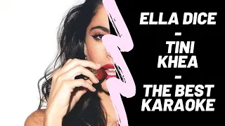 Tini ft Khea - ELLA DICE | KARAOKE (Instrumental con LETRA)