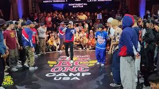 TEAM NORTH AMERICA 1 VS TEAM LATIN AMERICA-RED BULL BC ONE WORLD FINALS 2022-CONTINENTAL BATTLE