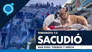 Terremoto de 7.0 sacudió el mar Egeo, Turquía y Grecia