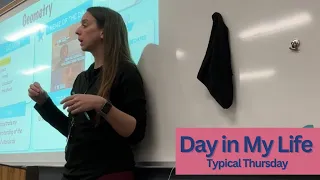 Day in My Life | Typical Thursday in my High School Math Classroom #highschoolmath #mathteacher