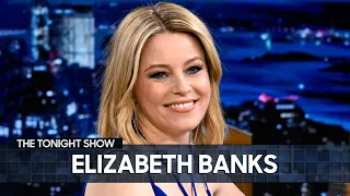 Elizabeth Banks Keeps the Head of Cocaine Bear in Her Office | The Tonight Show