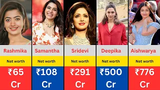 Net Worth of Indian Actresses in 2024 | Richest Indian Actresses in 2024