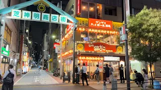 【4K HDR】Night walking in Japan Hamamatsucho（浜松町散歩）