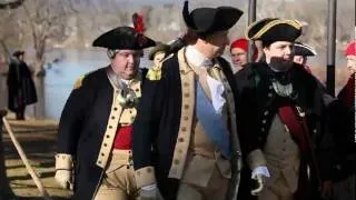 George Washington crosses Delaware River in annual Christmas Day Revolutionary War reenactment