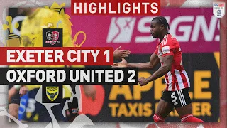 HIGHLIGHTS: Exeter City 1 Oxford United 2 (27/4/24) EFL Sky Bet League One