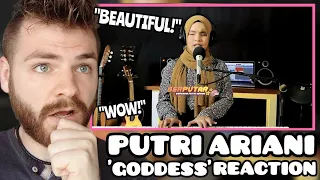 First Time Hearing Putri Ariani Sang Dewi "The Goddess" Cover | Lyondra, Andi Rianto | Reaction