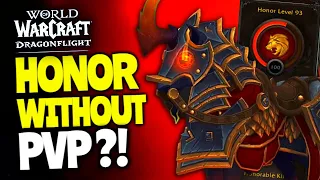 How To Get TONS OF HONOR PASSIVELY Without Doing PVP! INSANE REWARDS! WoW Dragonflight | 10.2.5