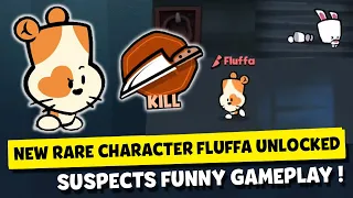 NEW RARE CHARACTER FLUFFA THE KILLER UNLOCKED ! SUSPECTS MYSTERY MANSION FUNNY GAMEPLAY #75