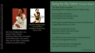 Song for My Father (Horace Silver) - Dee Dee Bridgewater