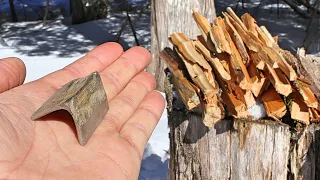 Mini Kindling Splitter for Camping