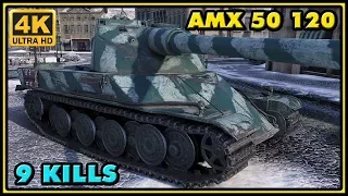 AMX 50 120 - 9 Kills - 8,5K Damage - World of Tanks Gameplay