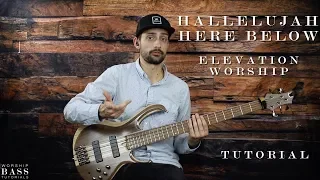 Hallelujah Here Below - Elevation Worship || Bass Tutorial