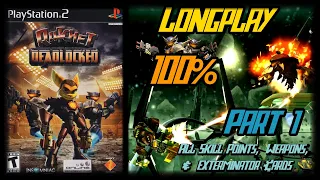 Ratchet: Deadlocked - Longplay 100% (Part 1 of 2) (Ps2) Hero Difficulty Walkthrough (No Commentary)