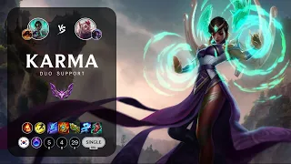 Karma Support vs Rakan - KR Master Patch 13.19