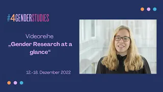 Gender Research at a Glance: Lea Zentgraf