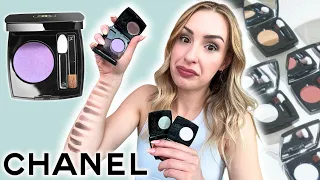 NEW 🔥 CHANEL OMBRE ESSENTIELLE LONGWEAR EYESHADOWS… Necessary?? 4 SHADES! Swatches & Review