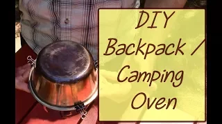 DIY Backpack / Camping Oven