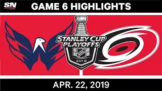 NHL Highlights | Capitals vs. Hurricanes, Game 6 - April 22, 2019