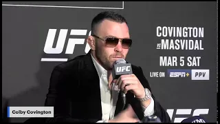 Colby Covington UFC 272 Postfight press conference